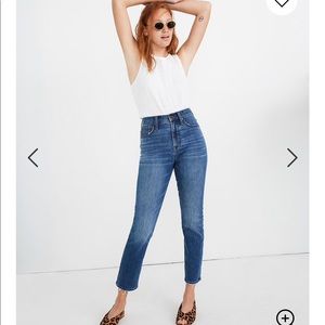 SOLD - NWT Madewell The Perfect Vintage Crop Jean